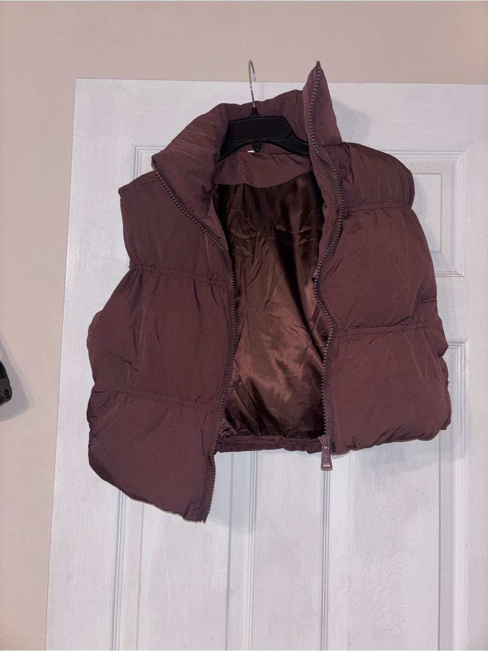 Amazon Women's Puffer Vest in Deep Brown